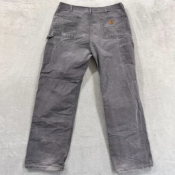 Carhartt‎ Carpenter Dungaree Fit B11 PTB Jeans Mens 36x32.5 CanvasLoose Fit